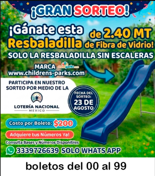 sorteo-resbaladilla-de-fibra-de-vidrio