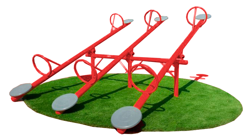 Sube y baja infantiles para exteriores. Juegos ideales para parques o residenciales